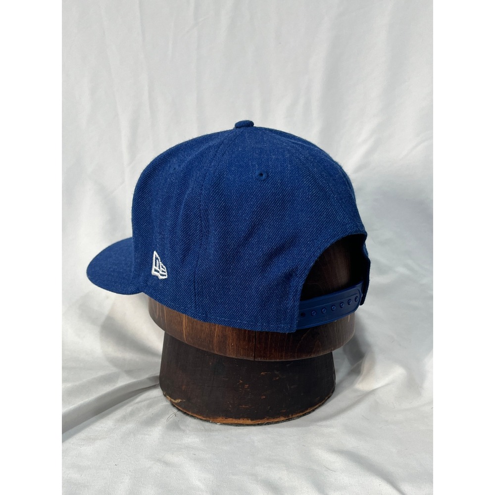 New York Rangers Snapback Hat Blue Embroidered Logo New Era MSG Exclusive - Picture 4 of 16